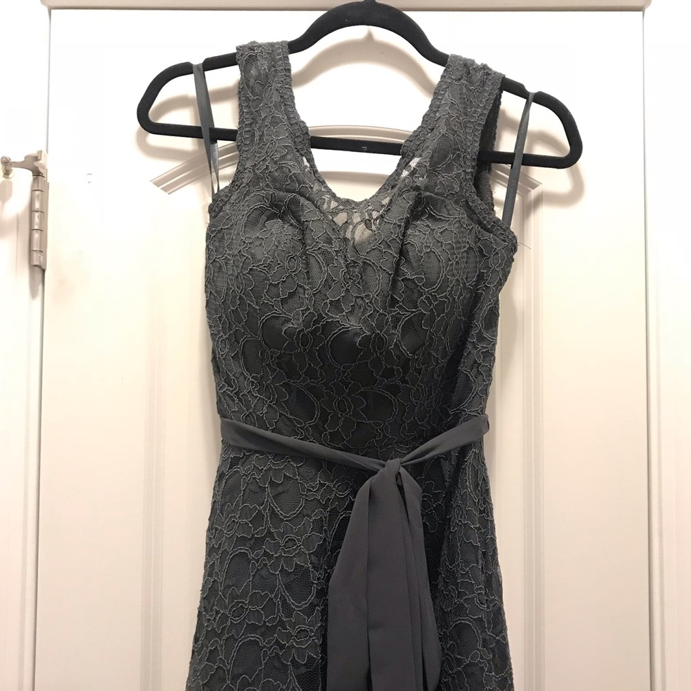 Short Lace Bridesmaid Dress